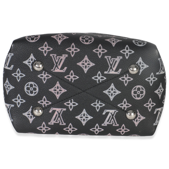 Louis Vuitton Black Pink Monogram Mahina Flight Mode Bella - Picture 5 of 8